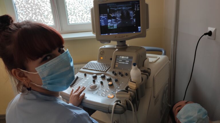Szkolna Pracownia Ultrasonografii.